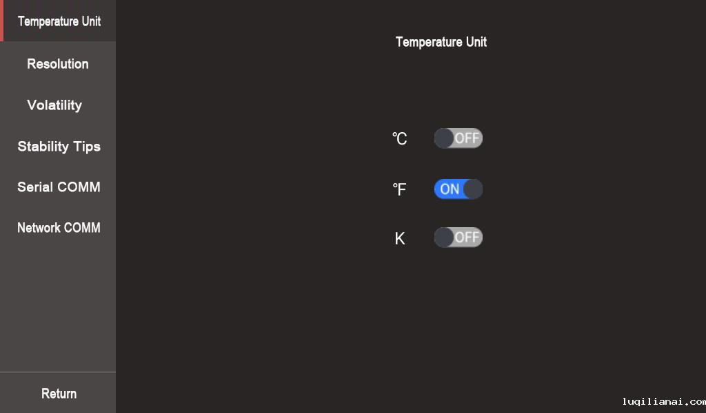 Precision Refrigeration Calibration Baths PC Operation Method