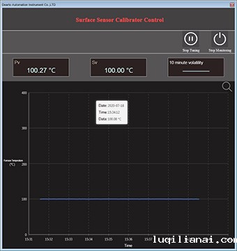 surface sensor calibrator control system